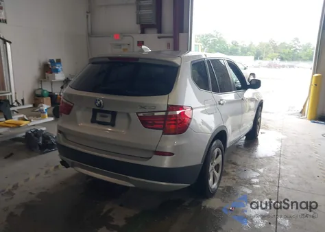 2012 BMW X3 xDrive28I из США, поврежденный, VIN 5UXWX5C52CL720525